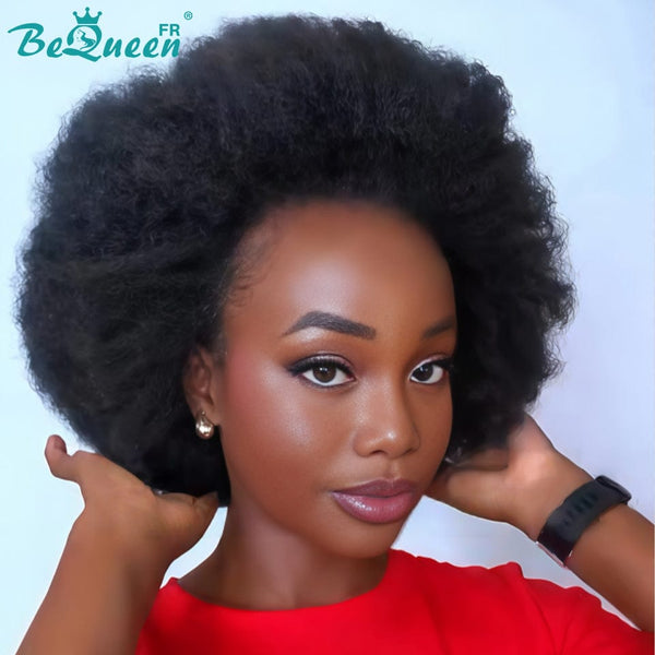 BeQueen "Monna" Afro-Pixie Perücke ohne Klebstoff zur Hälfte des Preises 