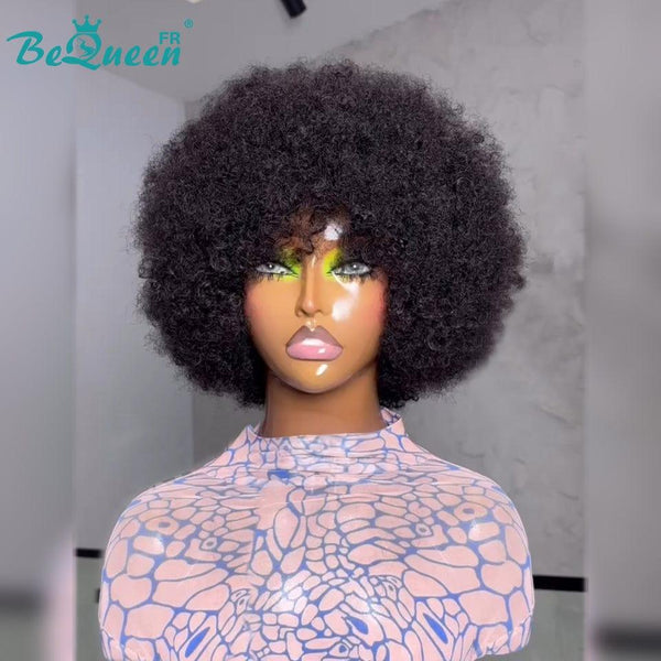 BeQueen "Monna" Perruque Pixie afro sans colle 8 pouces