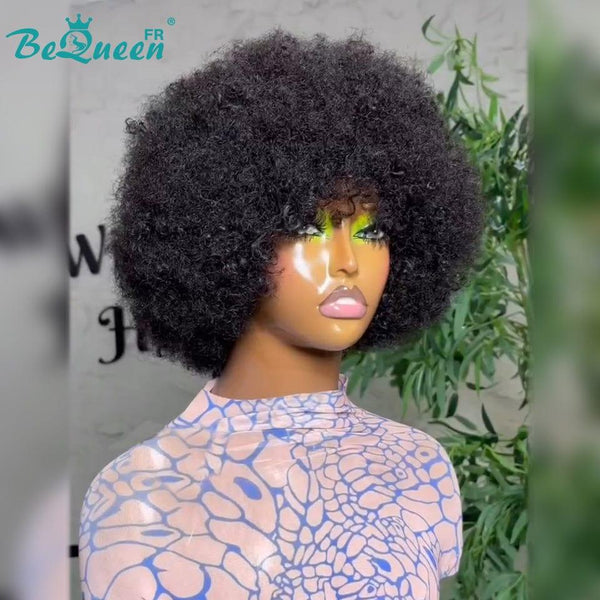 BeQueen "Monna" Perruque Pixie afro sans colle 8 pouces