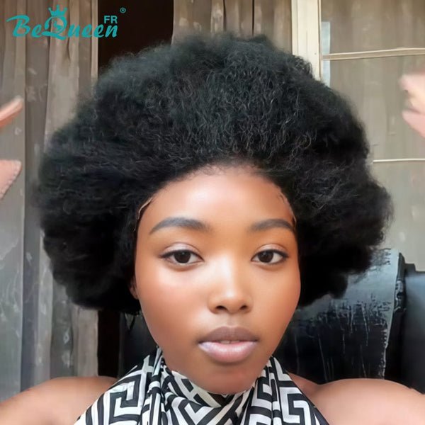 BeQueen "Monna" Afro-Pixie-Perücke ohne Kleber, Lace Front, halber Preis style5