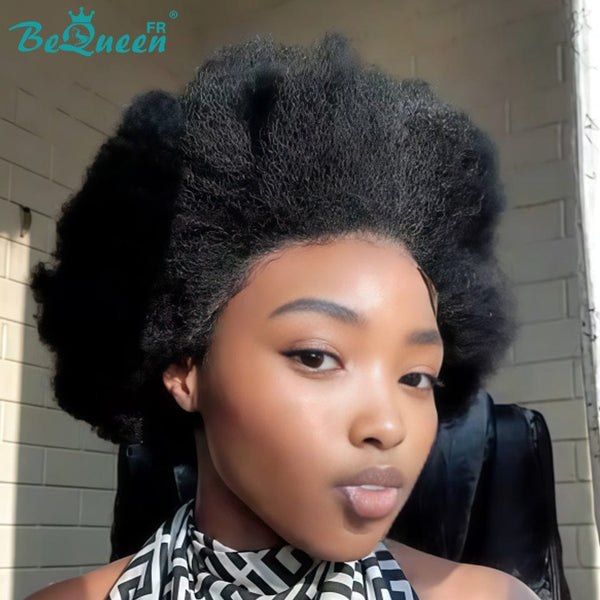 BeQueen "Monna" Afro-Pixie-Perücke ohne Kleber, Lace Front, halber Preis style5