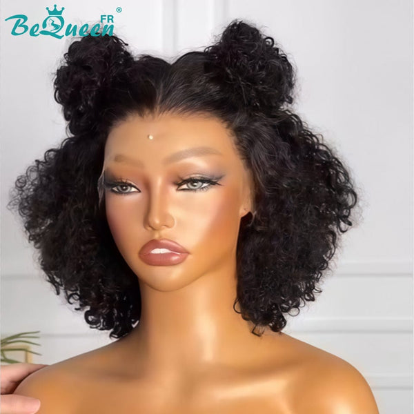 BeQueen "Alice" Long Curly Wave Wig with Lace Front 14 Inches