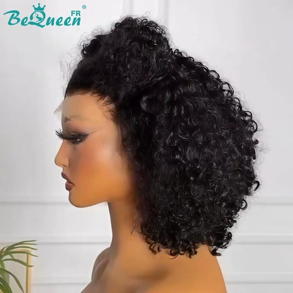 BeQueen "Alice" Long Curly Wave Wig with Lace Front 14 Inches