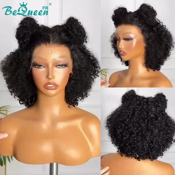 BeQueen "Alice" Long Curly Wave Wig with Lace Front 14 Inches