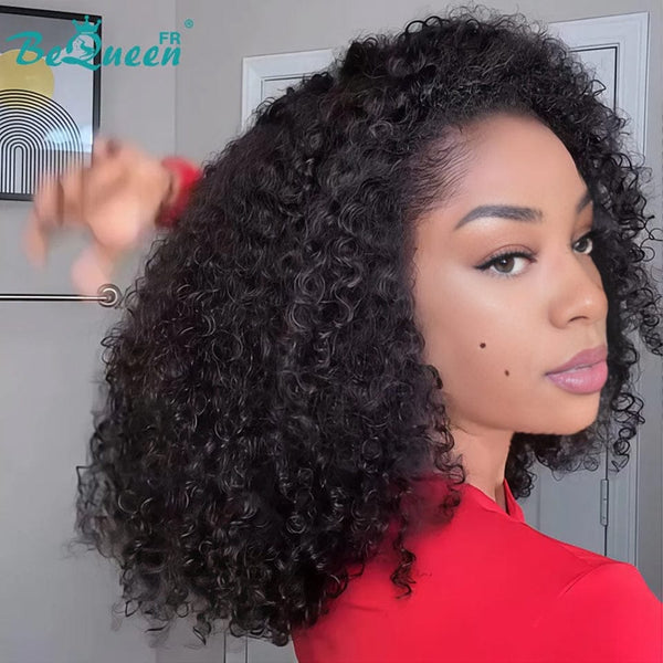 BeQueen “Paula" Peluca bob rizado Wave media peluca