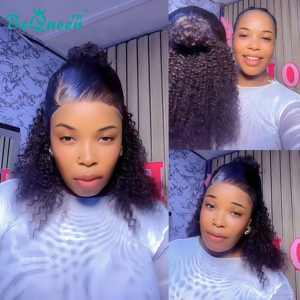 BeQueen “Paula" Perruque Longue curly wave avec Lace Frontale déjà Customisée Sans colle prêt à porter