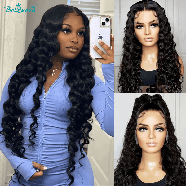 BeQueen “Cindy” Long Frontal Natural Wave Wig