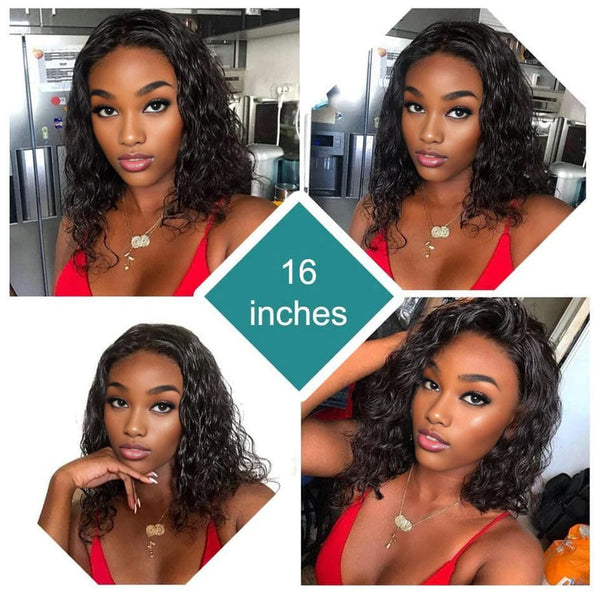 BeQueen Lange Frontal-Wasserwellen-Perücke 