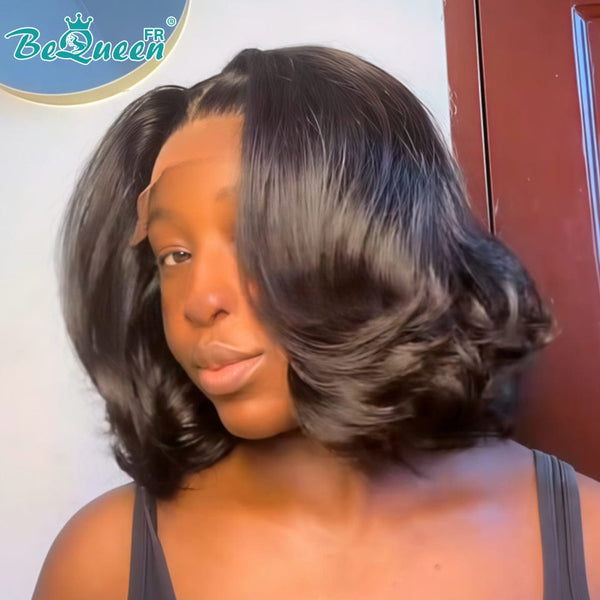 BeQueen "Polysia" Perruque Bob bouncy com Lace closure 5*5 estilo 2