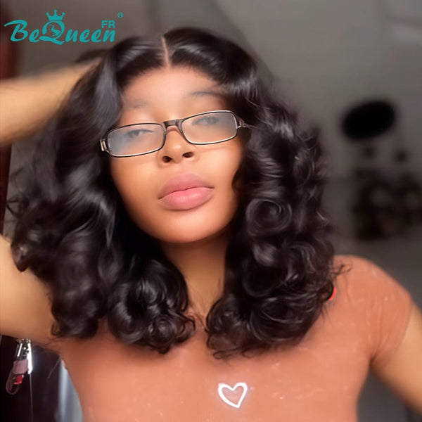 
BeQueen "Polysia" Peluca Bob con Punto en Encaje Bote 5*5 12 Pulgadas ¡Medio Precio!