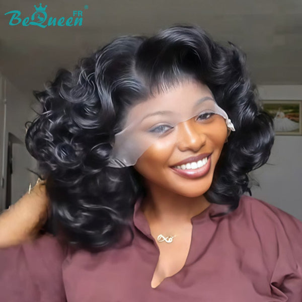 BeQueen "Polysia" Bob-Perrücke mit bouncy Effekt und voller Spitzenfront Style 2