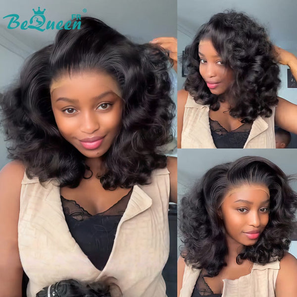BeQueen "Polysia" Perruque Bob bouncy avec Lace frontale style 6