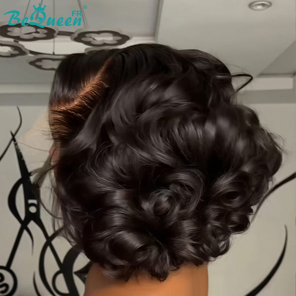 BeQueen "Polysia" Bob-Perrücke mit bouncy Effekt und voller Spitzenfront Style 2