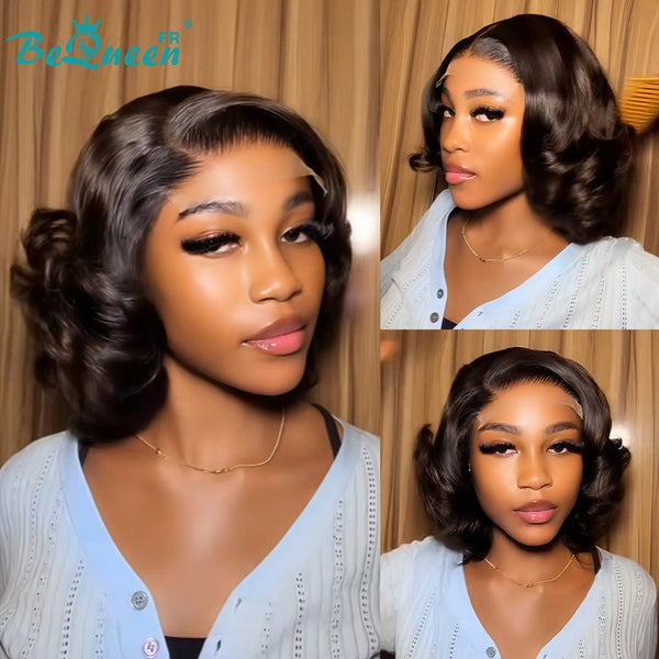 BeQueen "Polysia" Bob-Perrücke mit bouncy Effekt und voller Spitzenfront Style 2