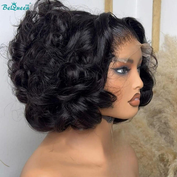 BeQueen "Polysia" Perruque Bob bouncyavec Lace closure 5*5  12 Pouces Moitié prix