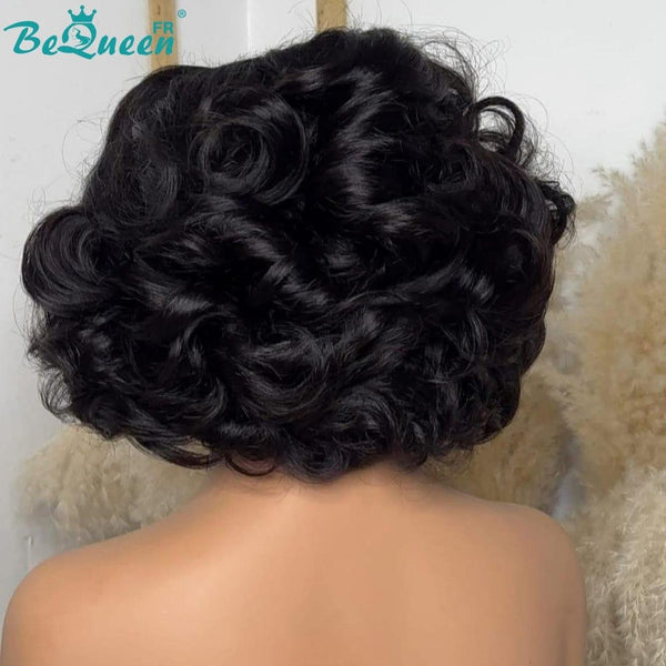 BeQueen "Polysia" Perruque Bob bouncyavec Lace closure 5*5  12 Pouces Moitié prix