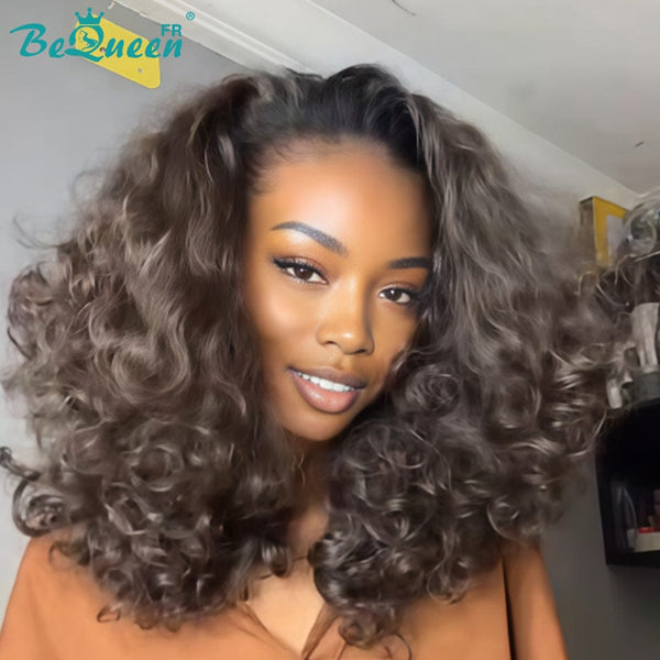 BeQueen "Polysia" Perruque Bob bouncy com Lace Frontal Volume Cheia Estilo 2