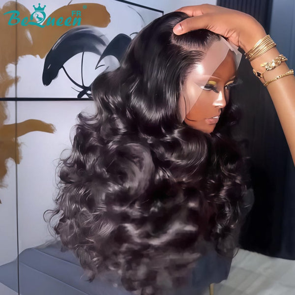 
BeQueen "Polysia" Peluca Bob con Punto en Encaje Bote 5*5 12 Pulgadas ¡Medio Precio!