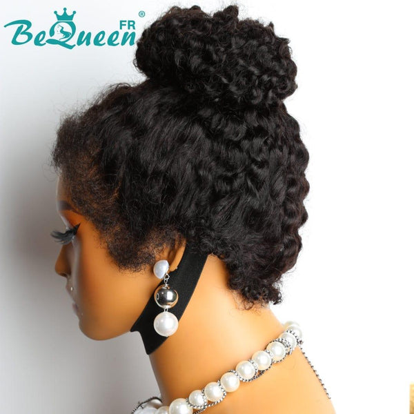 BeQueen “Shannelle” Perruque Bob Bords Bouclés Curly wave Prêt à porter Sans Colle 13x4