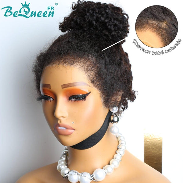BeQueen “Shannelle” Perruque Bob Bords Bouclés Curly wave Prêt à porter Sans Colle 13x4