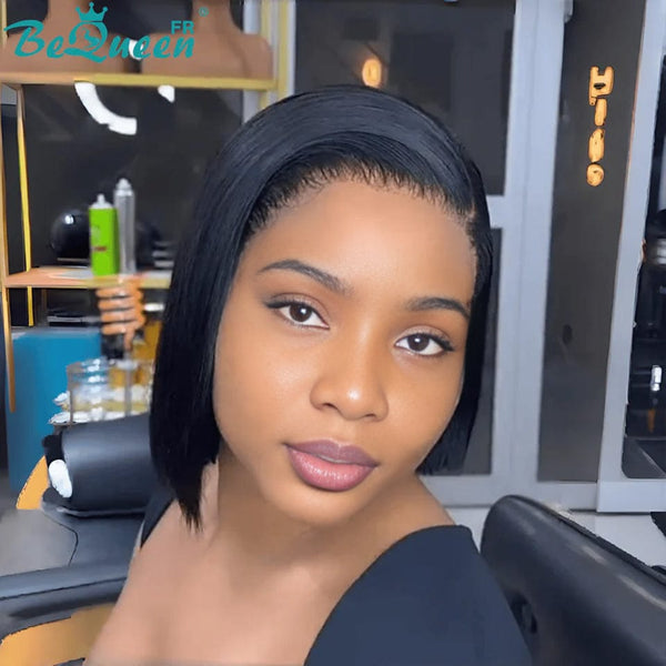 BeQueen "Sonia" Bob-Glatze mit Spitzenfrontal 10 Zoll halbpreisig 
