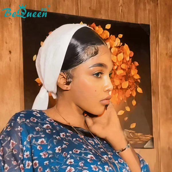 BeQueen "Soniel" glatte Frontperücke 16 Zoll mit Spitzenfrontal 13*4 Stil 1 