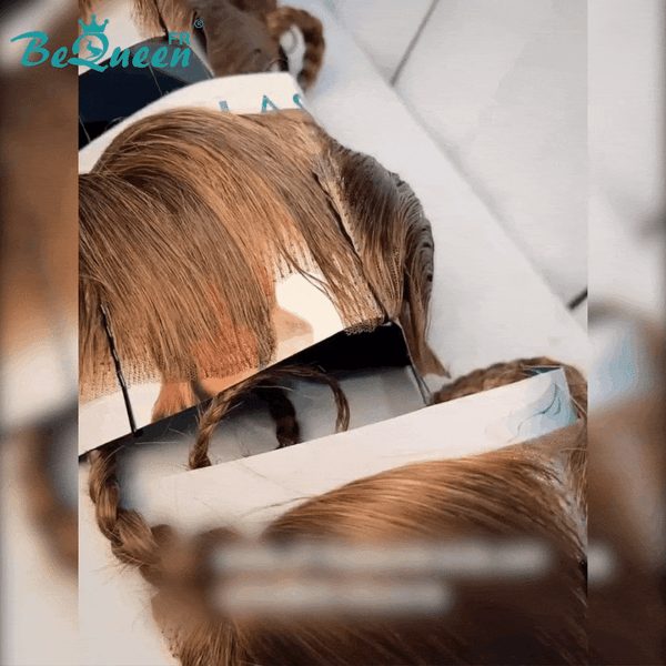 BeQueen "Soniel" Frontal Straight Hair 16-inch Honey Hairline with Lace Front 13*4 Style 9 
