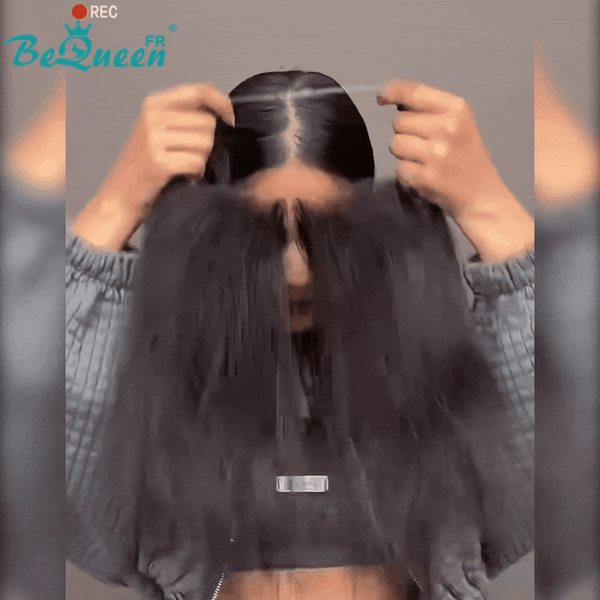
BeQueen "Winter" smooth lace frontal 13*4 color black