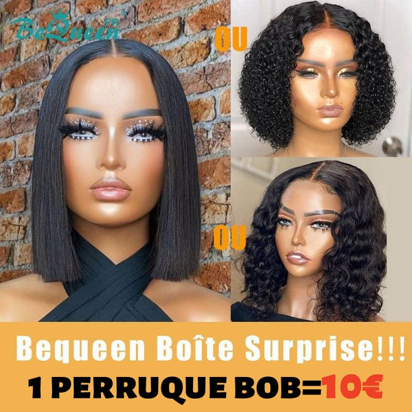 Bequeen boîte surprise: 1 Perruque Bob Blended Aléatoire=10€