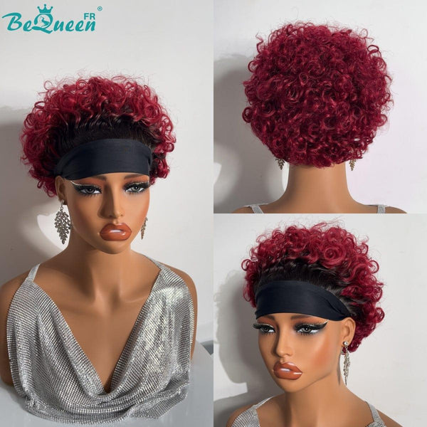 BeQueen Wig "Ursula" Pixie with Curly Bandeau in Colors 
