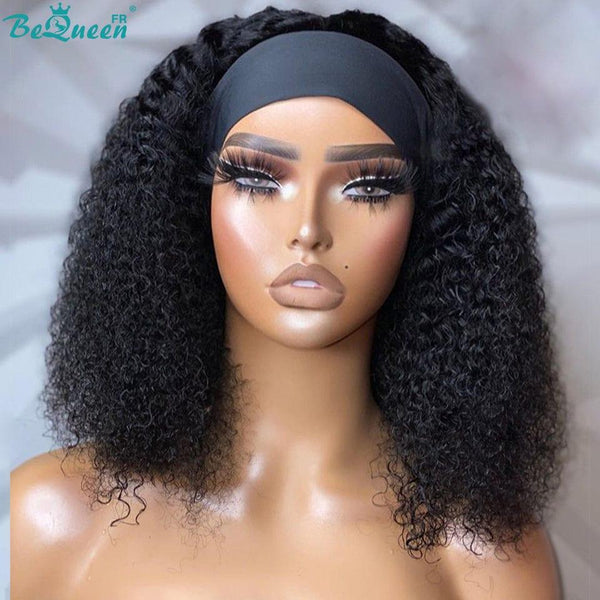 BeQueen Perruque Bob à Bandeau Curly wave