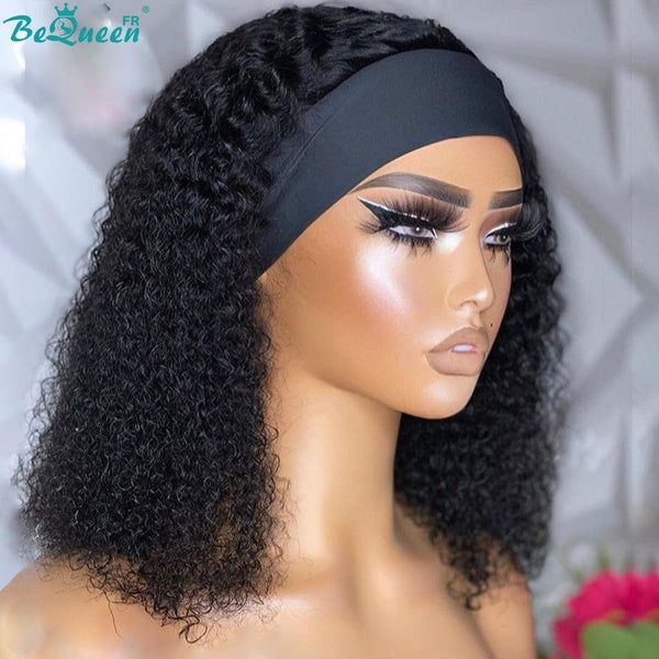 BeQueen Perruque Bob à Bandeau Curly wave