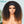 BeQueen Perruque Bob à bandeau Kinky Curly Noir et Marron