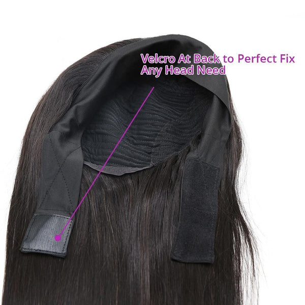 BeQueen Peluca Larga con Diadema Kinky Straight 