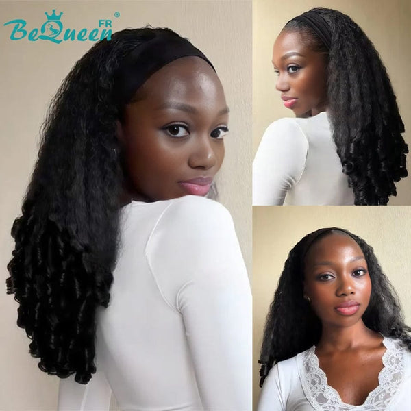 Lange Bequeen-Perücke mit Zöpfen aus synthetischer Faser 