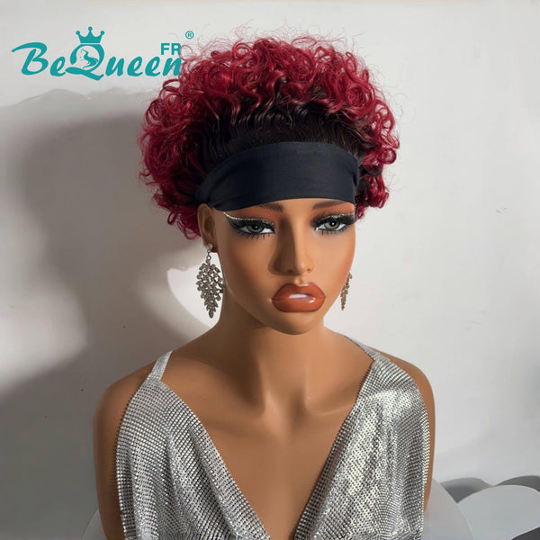 BeQueen Wig "Ursula" Pixie with Curly Bandeau 