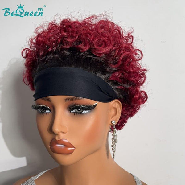BeQueen Wig "Ursula" Pixie with Curly Bandeau 