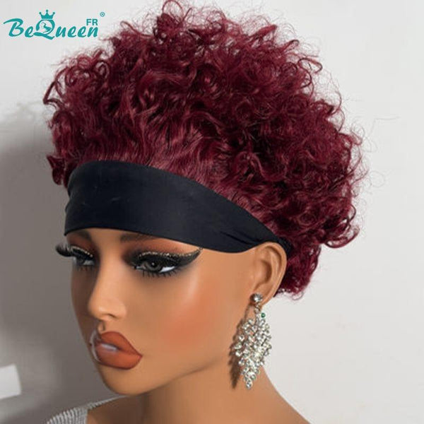 BeQueen Wig "Ursula" Pixie with Curly Bandeau 