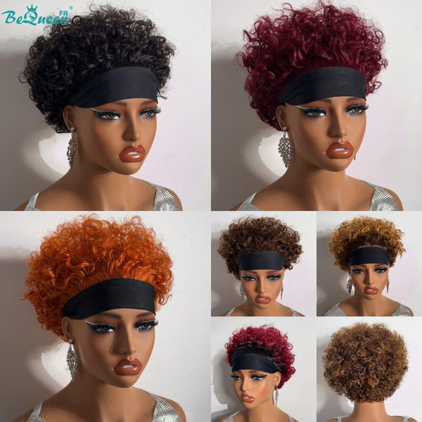 BeQueen Wig "Ursula" Pixie with Curly Bandeau in Colors 