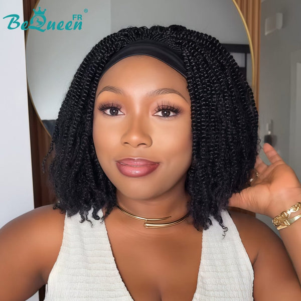 Bequeen "Yilleal" bob wig with headband braid