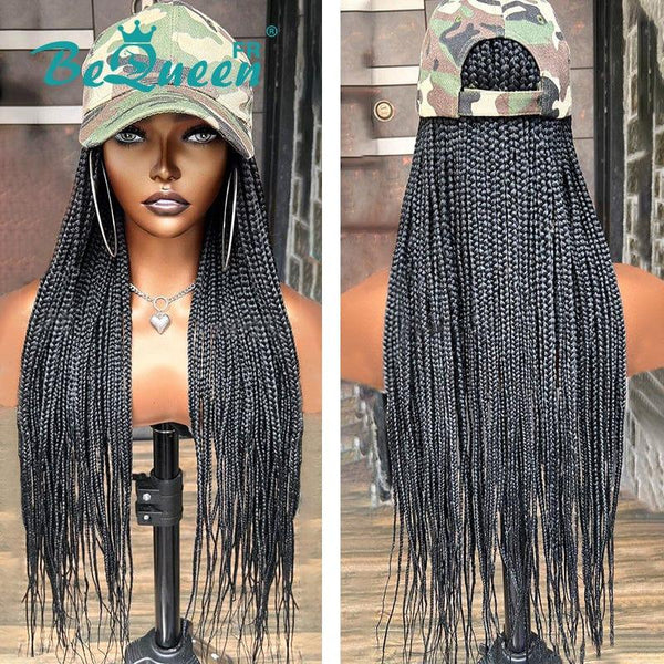 Bequeen Long Wig with Pigtails Synthetic Fiber