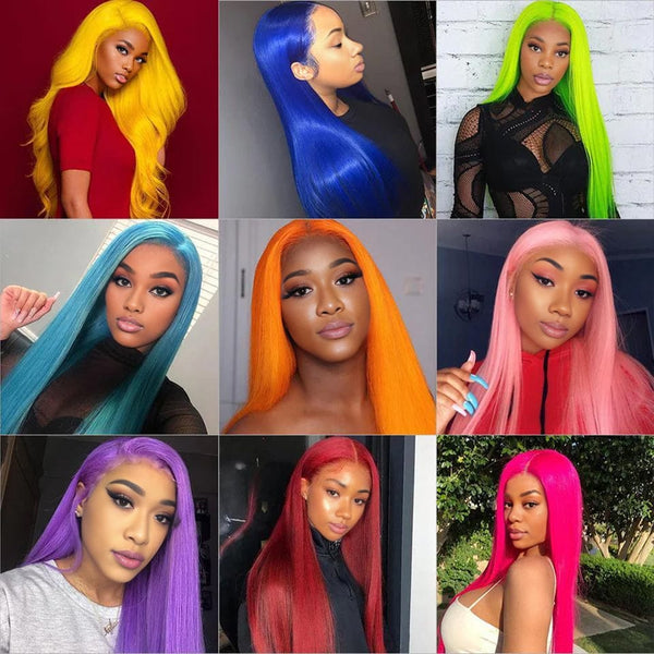 Bequeen „Party“ Perücke in mehreren Farben mit 13x4 Spitzenfront 