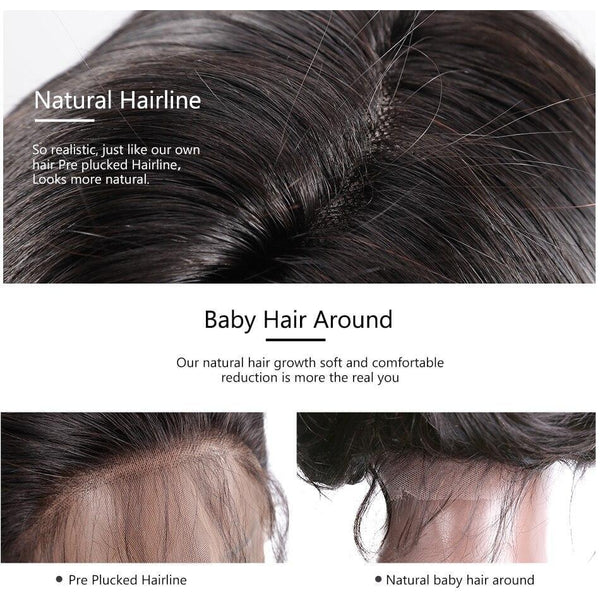 BeQueen "Dania" Perruque Longue Body Wave avec Dentelle pleine