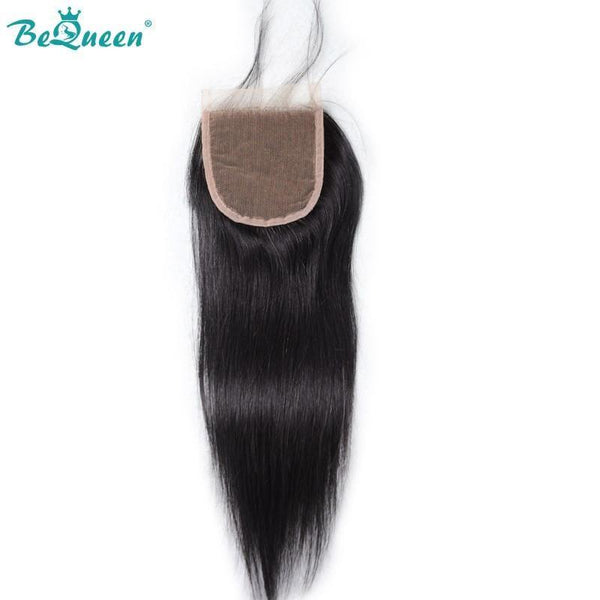 【Bequeen】10A Indian 100% Virgin Hair Straight Hair bundles with Closure/Frontal Deal free shipping - Bequeen Office Store