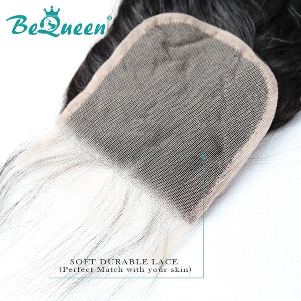 【Bequeen 】10A 100% Virgin Hair Water Wave Lace Closure 4x4/ 5x5, Silk Based Closure 4x4, Free Shipping - Bequeen Office Store