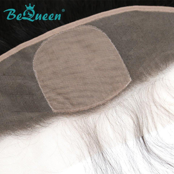 【Bequeen】Unprocessed Straight Virgin Hair Top 13x4 Silk Base Frontal Pre-plucked Nature Hairline, Free Shipping - Bequeen Office Store