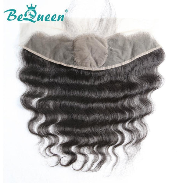 【Bequeen】Unprocessed Body Wave Virgin Hair Top 13x4 Silk Base Frontal Pre-plucked Nature Hairline, Free Shipping - Bequeen Office Store