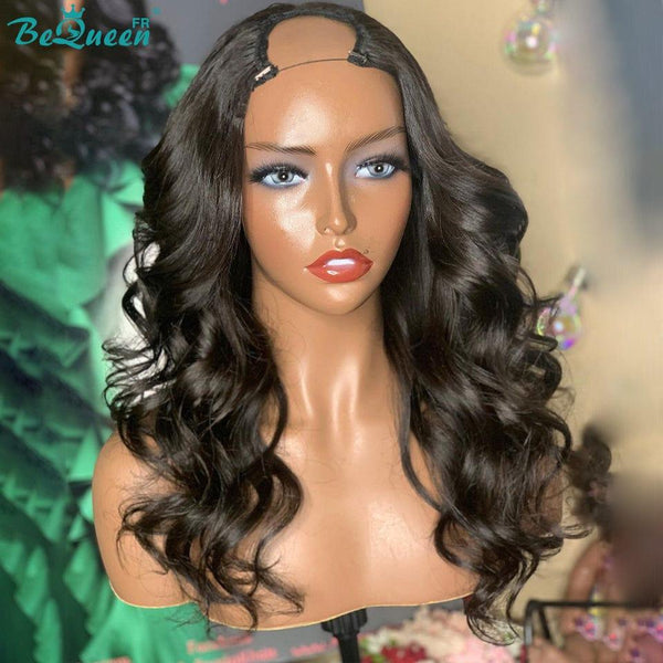 Bequeen Perruque à Dentelle U Part Body wave