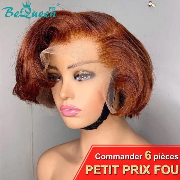 Rainha Perruque "Âmbar" Gengibre Laranja Petit Prémio FOU