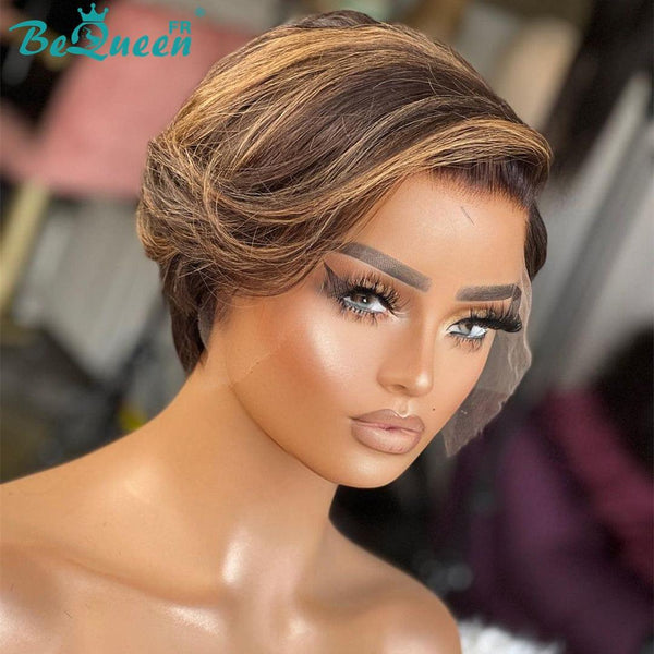 BeQueen Perruque "Amber" Marron mix Miel